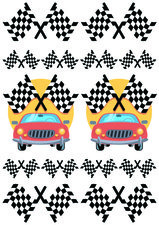 Fietsstickers racing