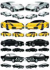 Fietsstickers cars